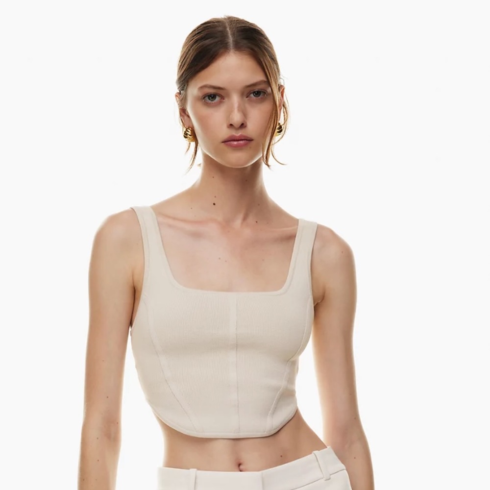 Cream Tank Never been worn!